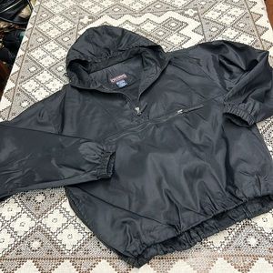 Champs Sports Black Windbreaker Pullover Jacket Men’s M